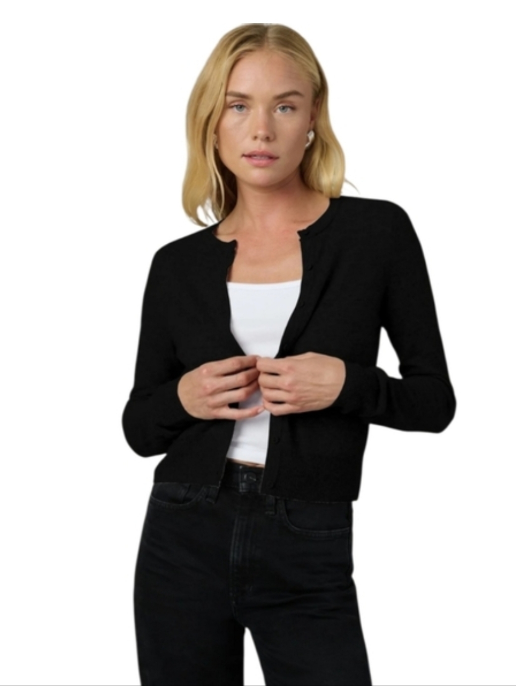 The Dani Cashmere Cropped Sweater By Joe's Jeans
